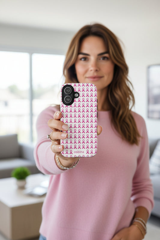 YAYOU Side by Side Pink Ribbon Designer Case | osbina