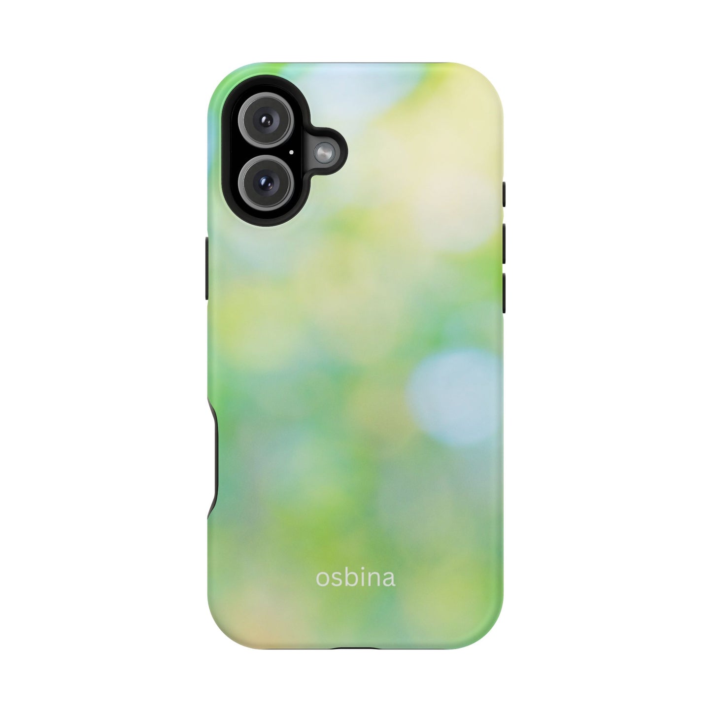 osbina | MagSafe compatible for iPhone | The Veridian Orbs Phone Case | Color Edit Collection