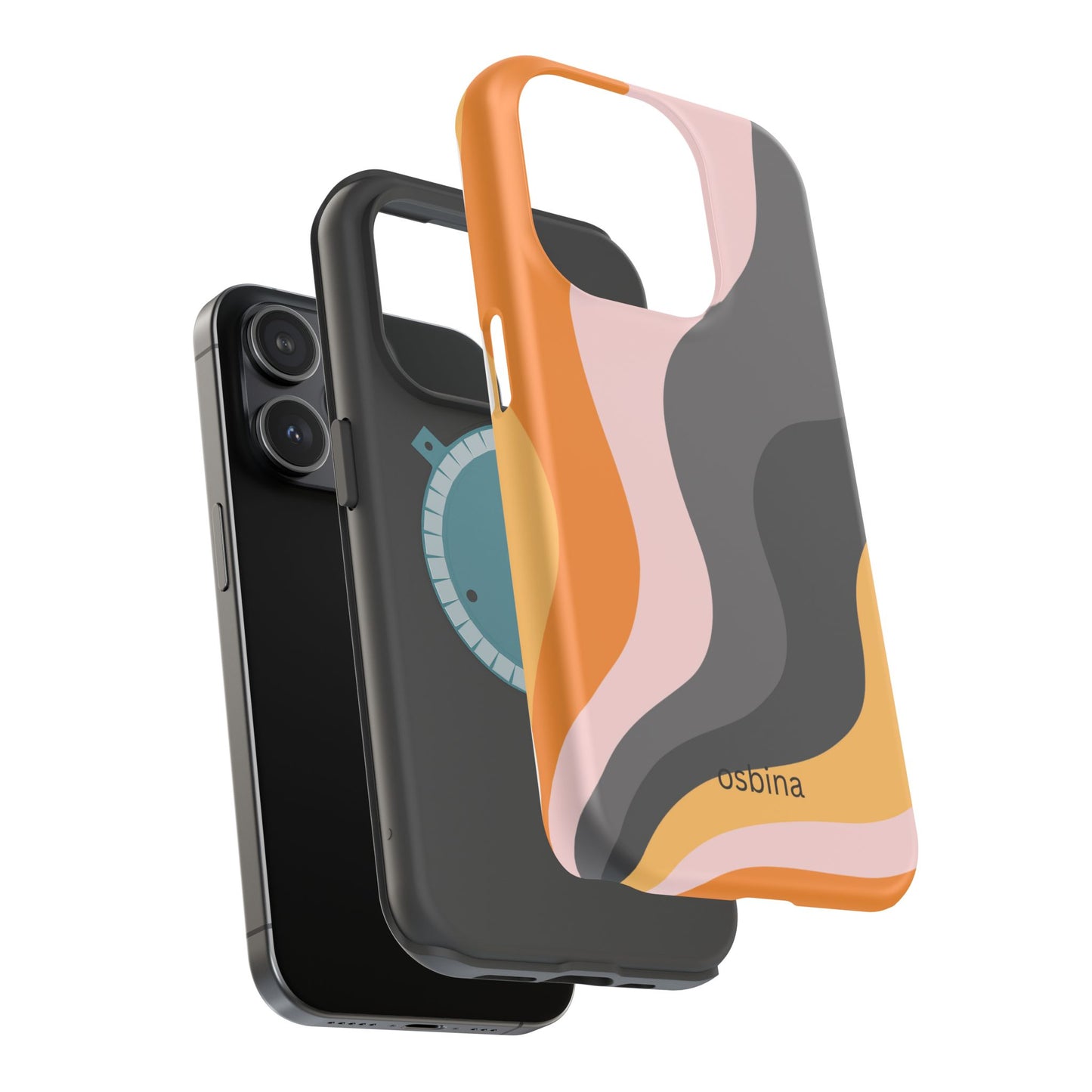 osbina | MagSafe Compatible for iPhone | The Case That Says “Fall, But Make It Fashion” | Retro Swirl Edition | The Season Collective