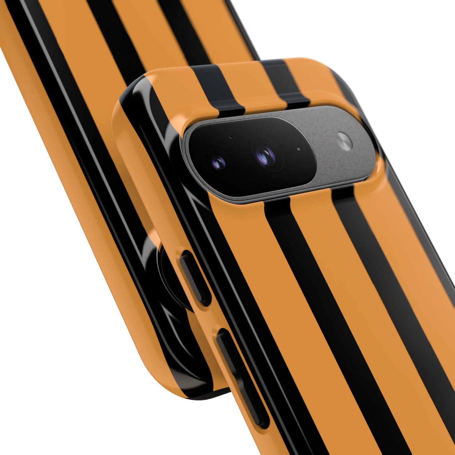 osbina | The Statement Stripe Case in Black + Orange | The Season Collective