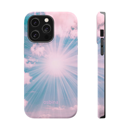 osbina | MagSafe compatible for iPhone | The Sunburst Skies Case | YAYOU Collection Supporting Shine Like Sable