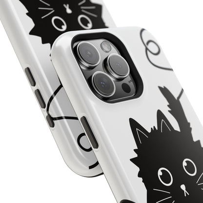 osbina | MagSafe compatible for iPhone | Midnight Couture Cat Phone Case | Season Collective Collection
