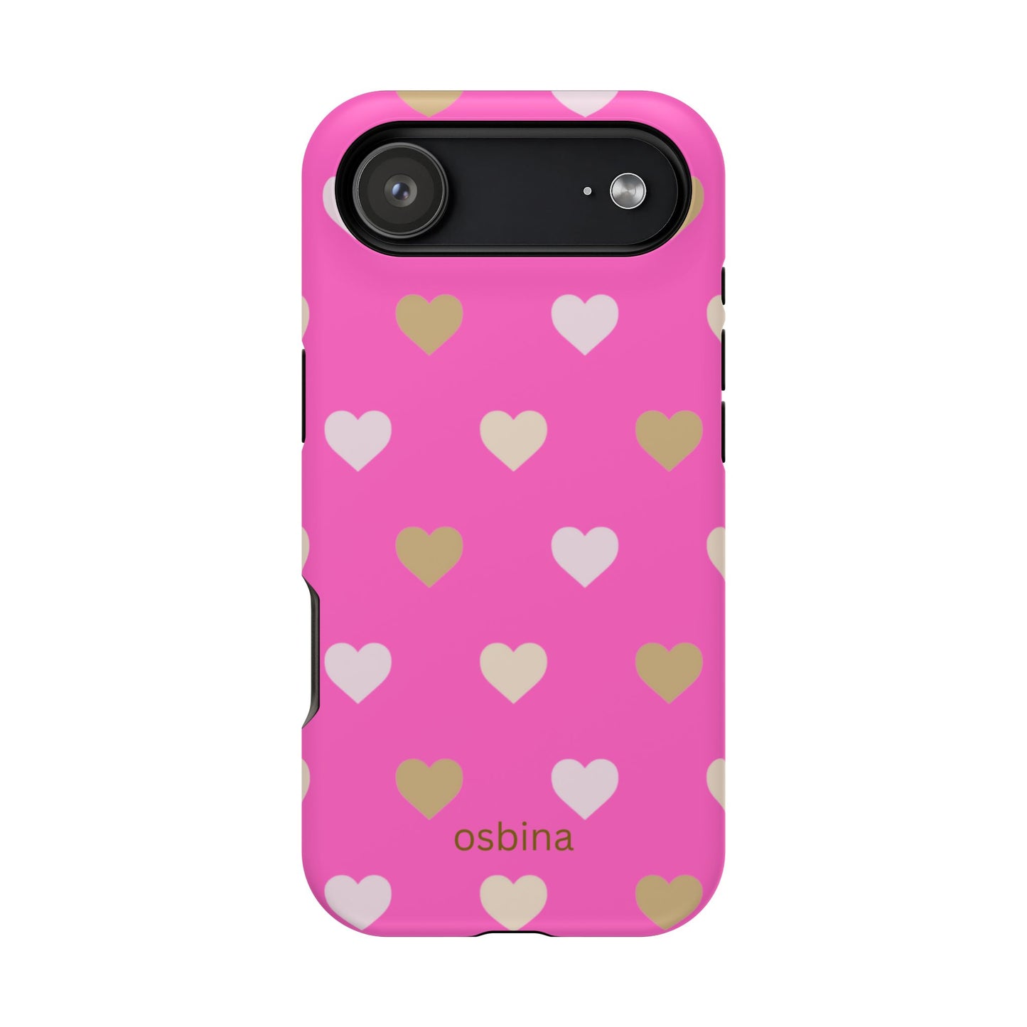 osbina | MagSafe compatible for iPhone | The Golden Hour Hearts Case | YAYOU Collection Supporting Shine Like Sable