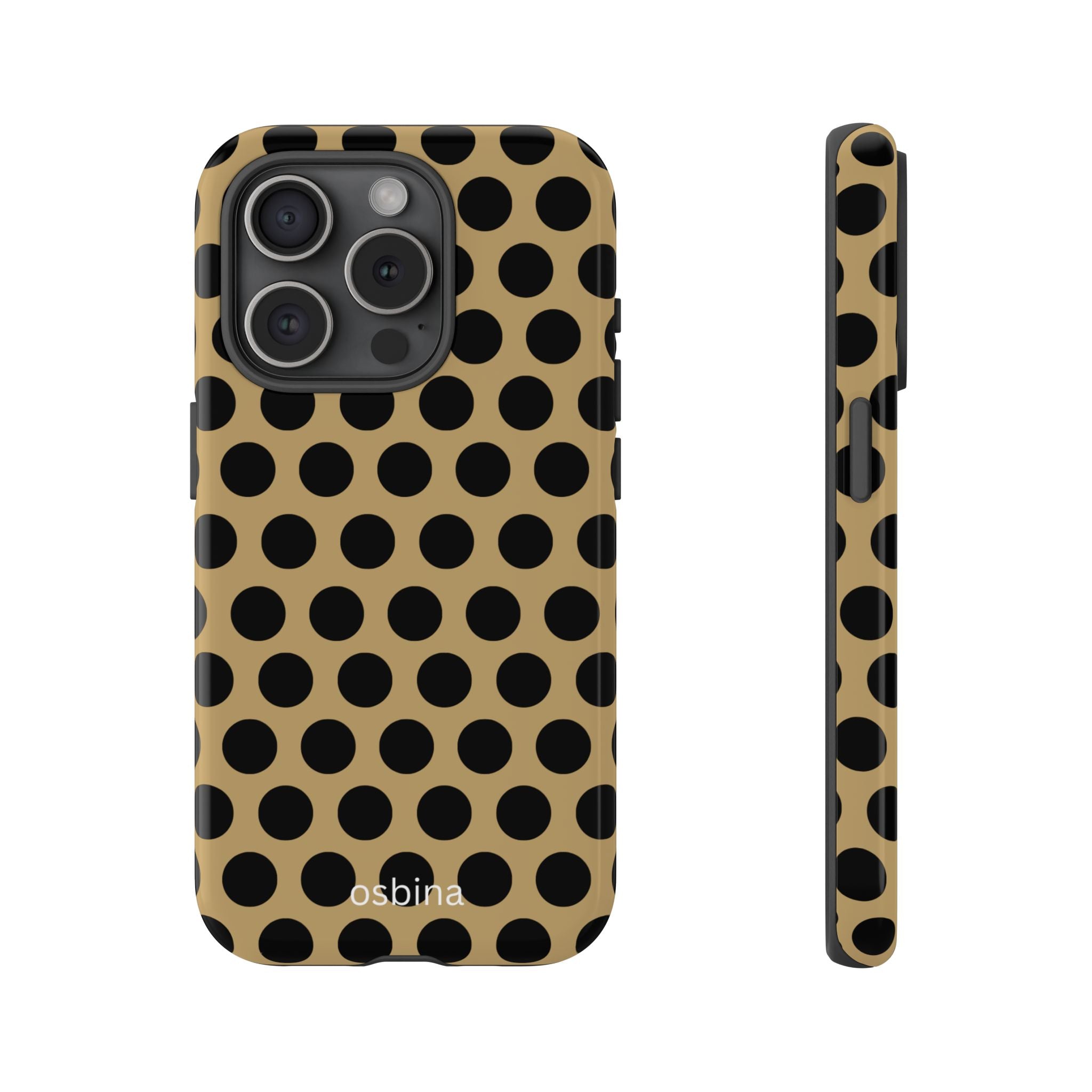 osbina | Camel Noir Dots, Designer Case