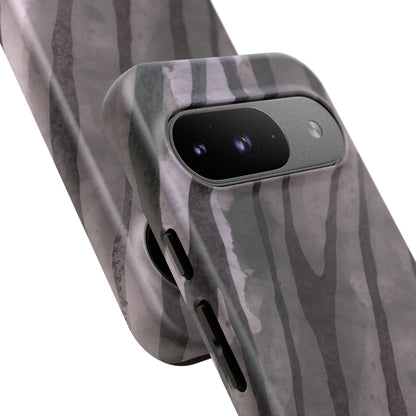osbina | Stripes on Point — The Muted Gray + Black Tiger Case | The Season Collective