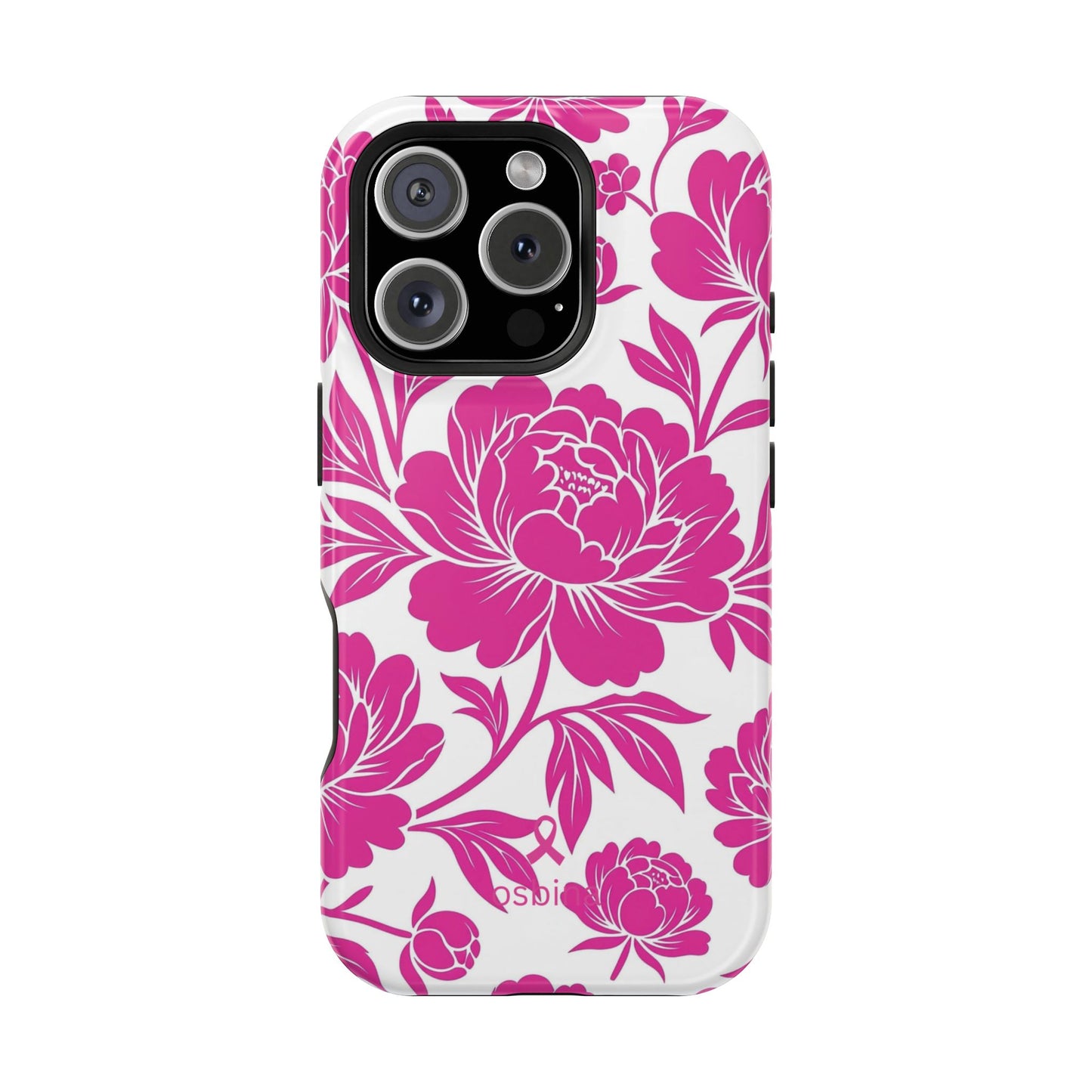 YAYOU MagSafe for iPhone | Peonies in Pink Designer Case | osbina