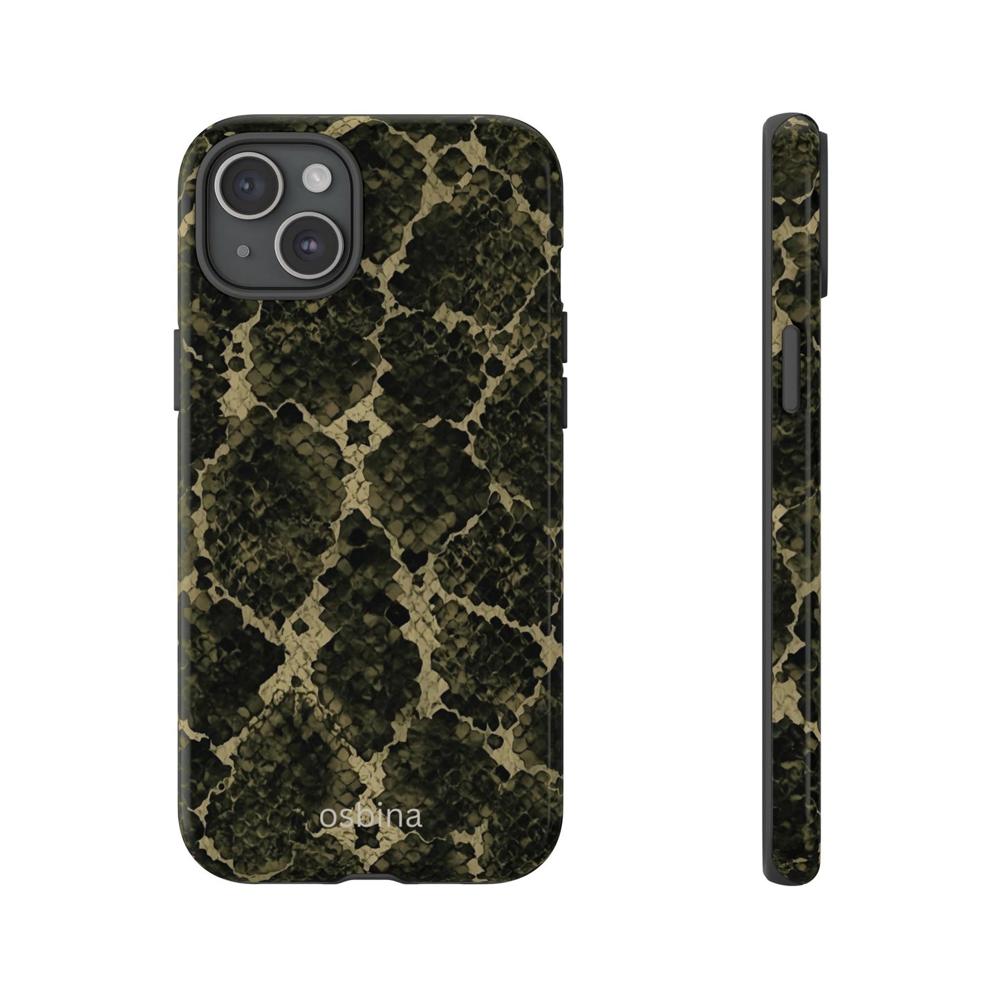 osbina | The Olive Snakeskin Designer Case