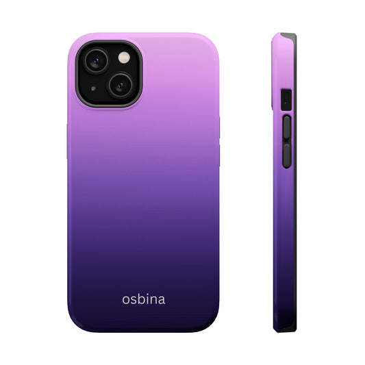 osbina | MagSafe compatible for iPhone | The Violet Haze Phone Case | Color Edit Collection