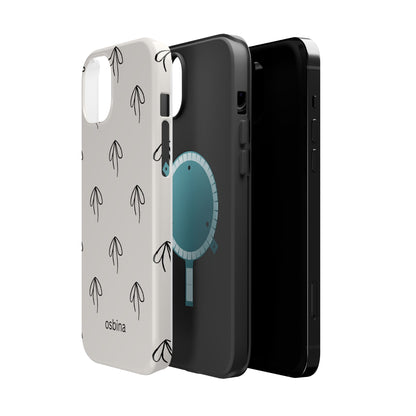 osbina | MagSafe compatible for iPhone | Linéa Flora Minimalistic Flower Phone Case | Modern Muse Collection
