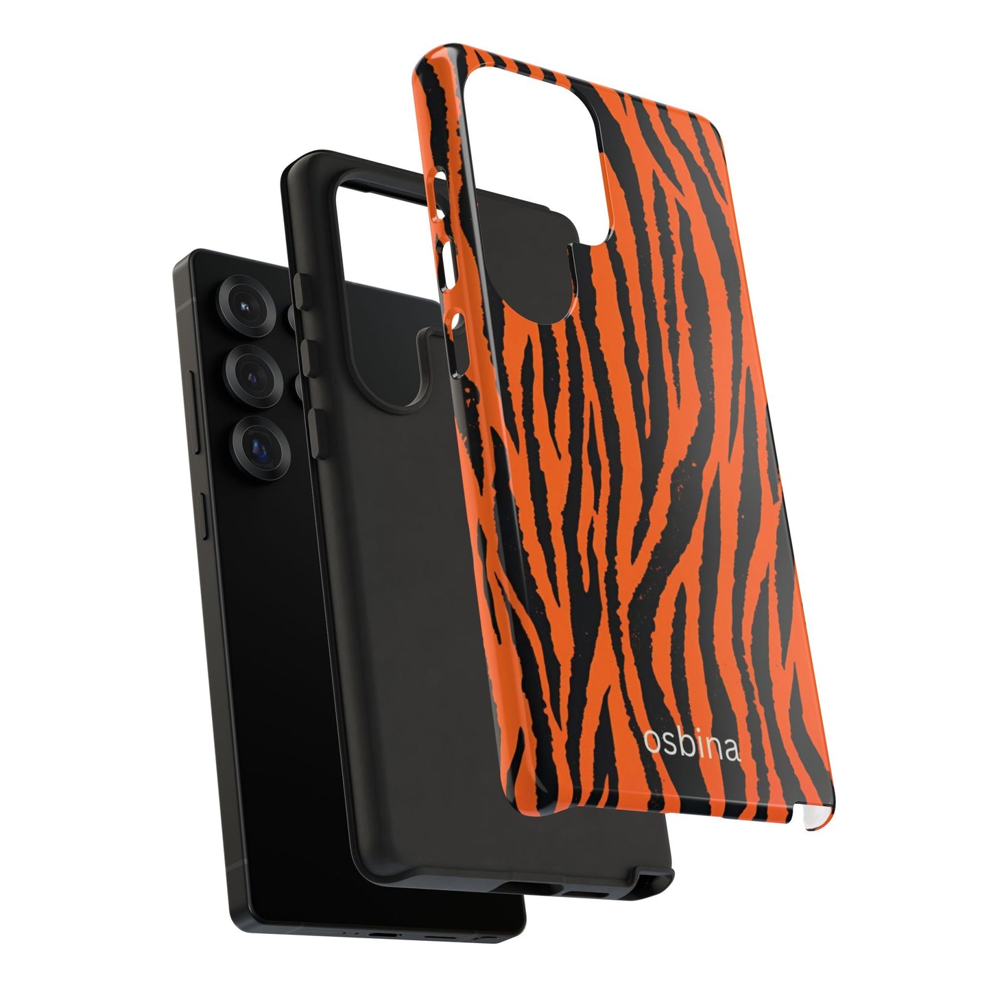 osbina | Tiger, But Make It Chic — The Bengal Stripe Case in Orange + Black | The Season Collective