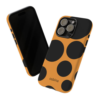 osbina | The Bubble Statement Case in Orange + Black | The Season Collective