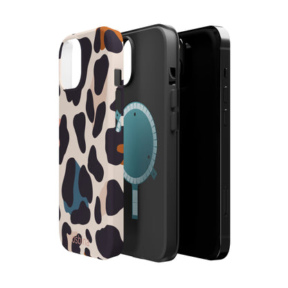 osbina | MagSafe compatible for iPhone | Leopard Luxe Color Pop Leopard Print Phone Case | Modern Muse Collection