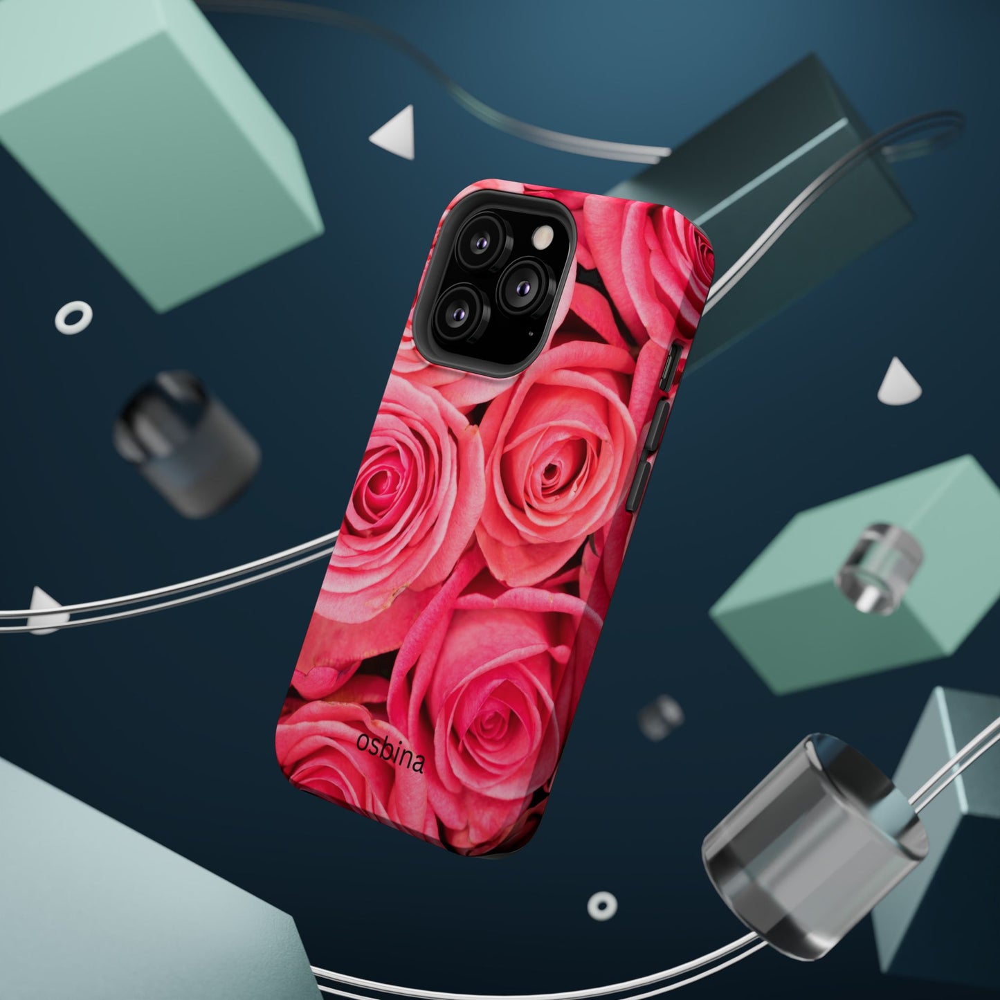 osbina | MagSafe compatible for iPhone | The Roselle Phone Case | Modern Muse Collection