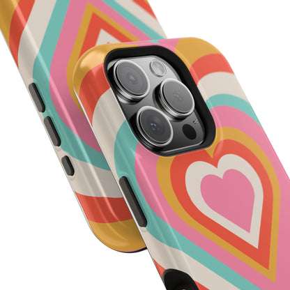 osbina | MagSafe compatible for iPhone | Heart Nouveau Phone Case | Modern Muse Collection