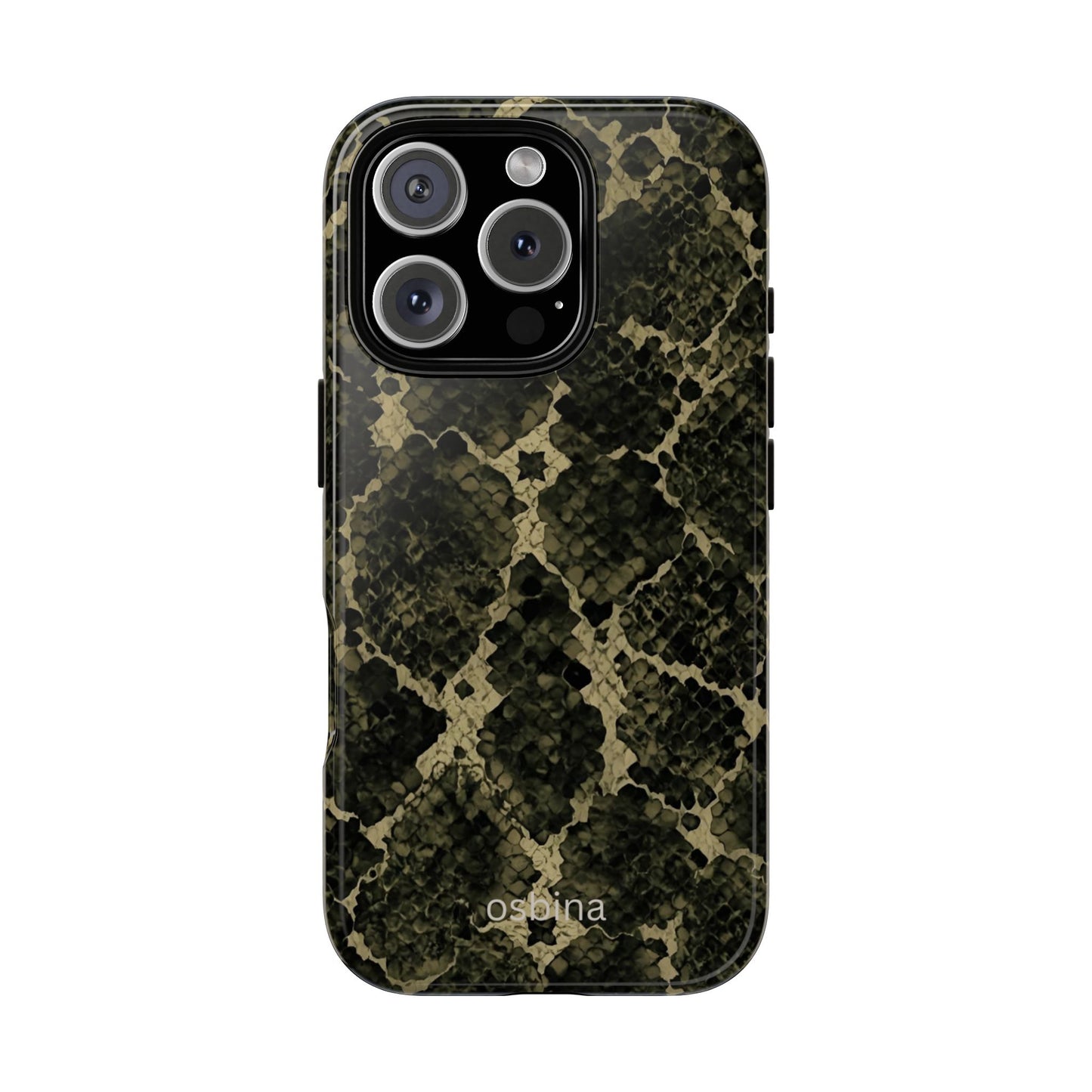 osbina | The Olive Snakeskin Designer Case