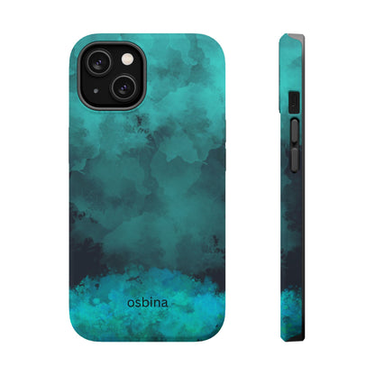 osbina | MagSafe compatible for iPhone | Midnight Aurora Phone Case | Modern Muse Collection