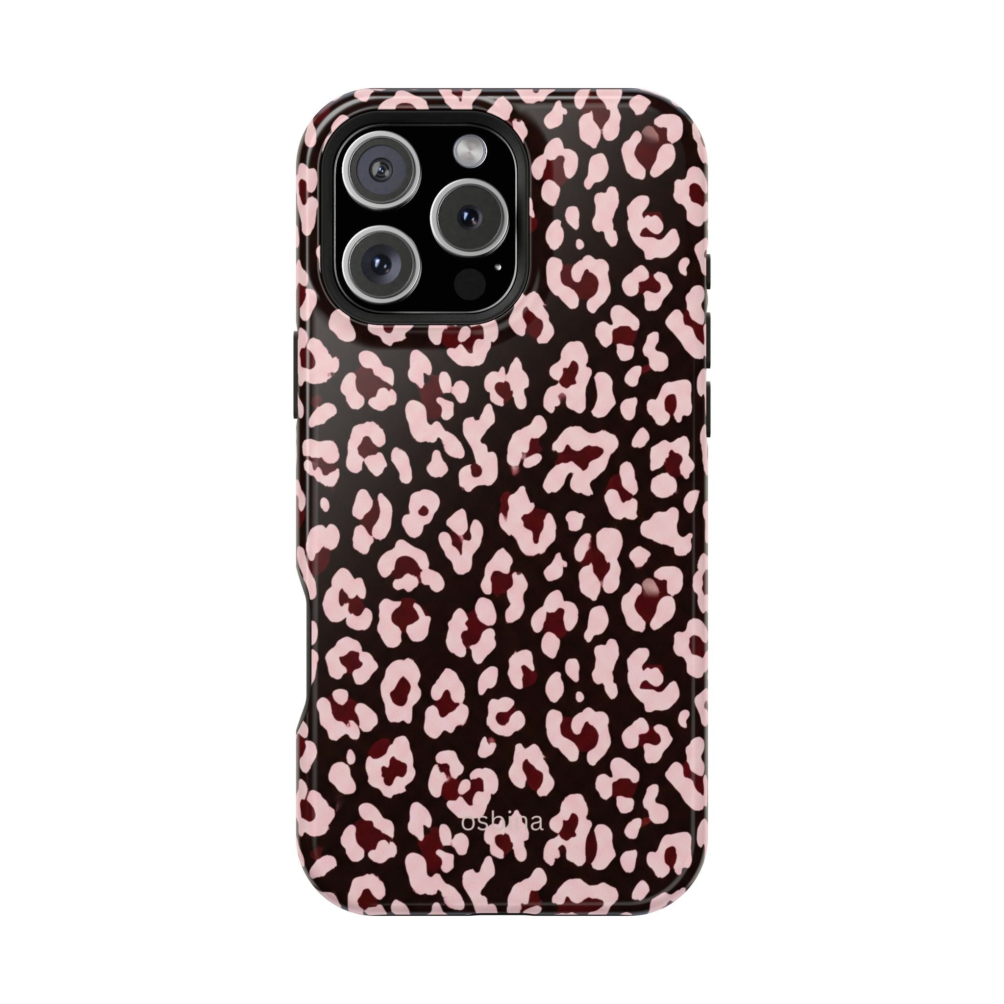 osbina | MagSafe | Chocolate Pink Leopard Designer Case