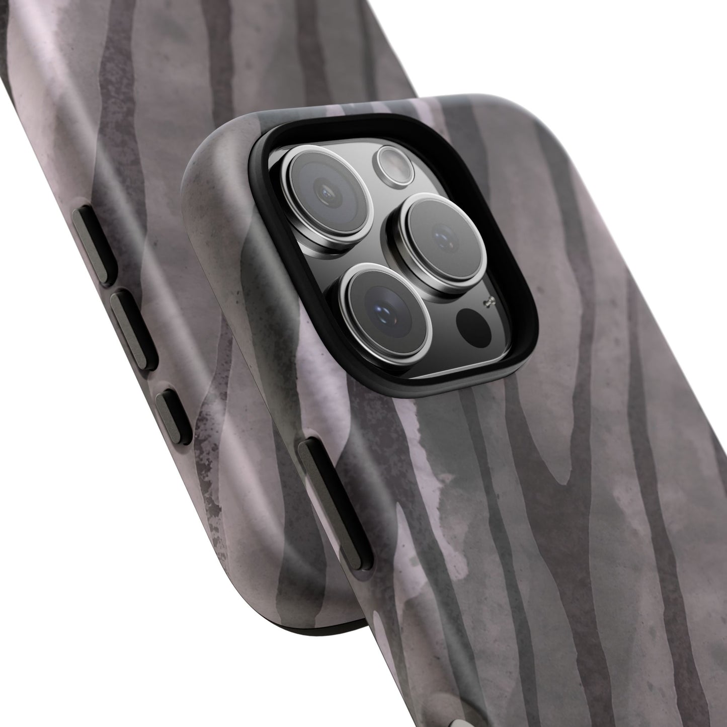 osbina | Stripes on Point — The Muted Gray + Black Tiger Case | The Season Collective