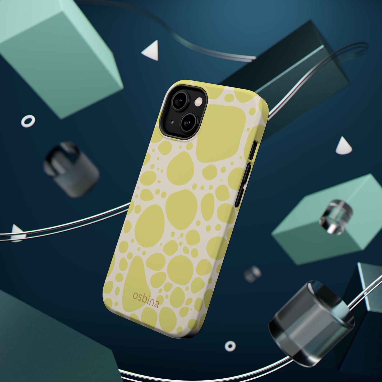 osbina | MagSafe compatible for iPhone | The Chartreuse Mirage Phone Case | Color Edit Collection