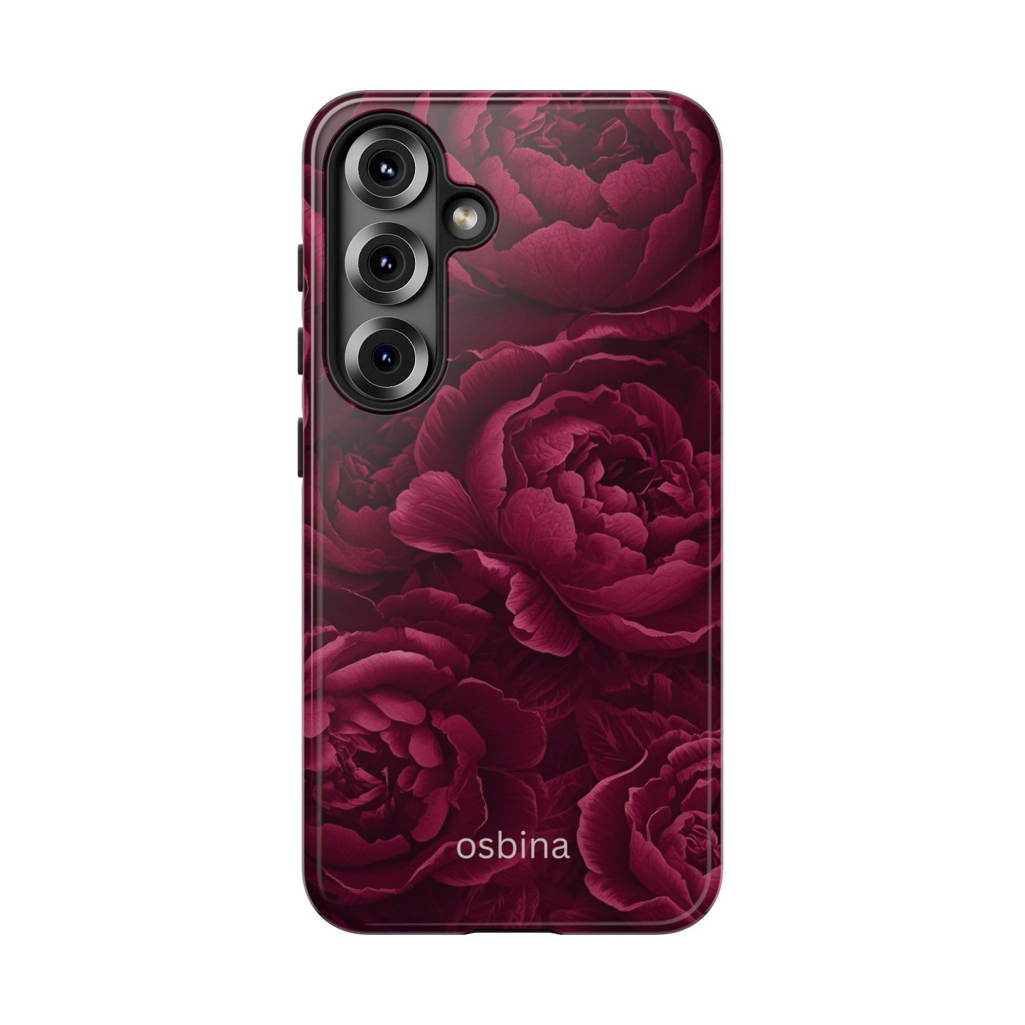 osbina | The Burgundy Peony Designer Case