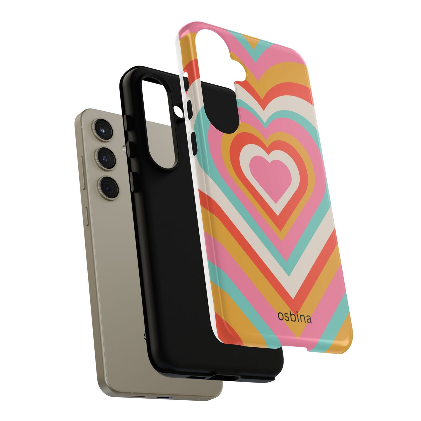 osbina | Heart Nouveau Phone Case | Modern Muse Collection