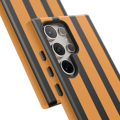 osbina | The Statement Stripe Case in Black + Orange | The Season Collective