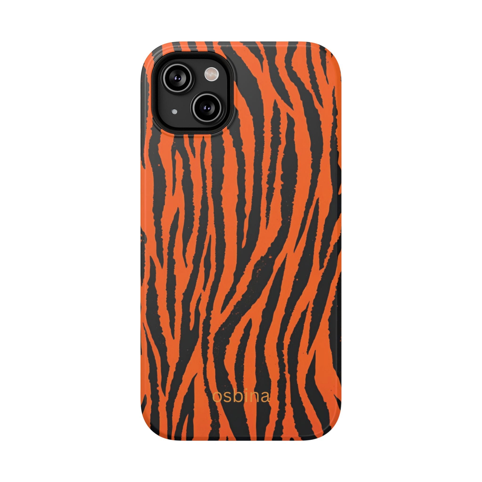 osbina | Tiger, But Make It Chic — The Bengal Stripe Case in Orange + Black | The Season Collective
