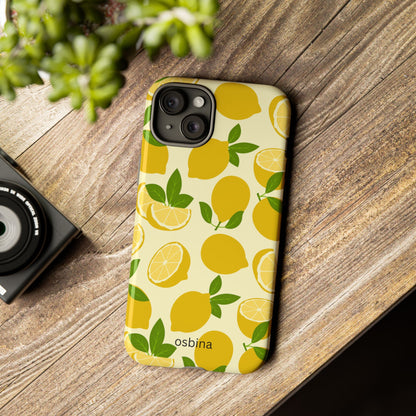 osbina | Limoncello Lemon Phone Case | Modern Muse Collection