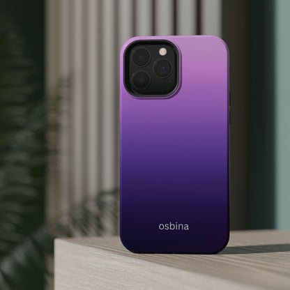 osbina | MagSafe compatible for iPhone | The Violet Haze Phone Case | Color Edit Collection