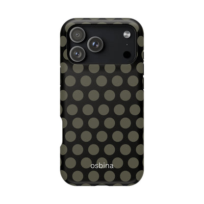 osbina | MagSafe compatible for iPhone | Onyx Chic Phone Case | Modern Muse Collection