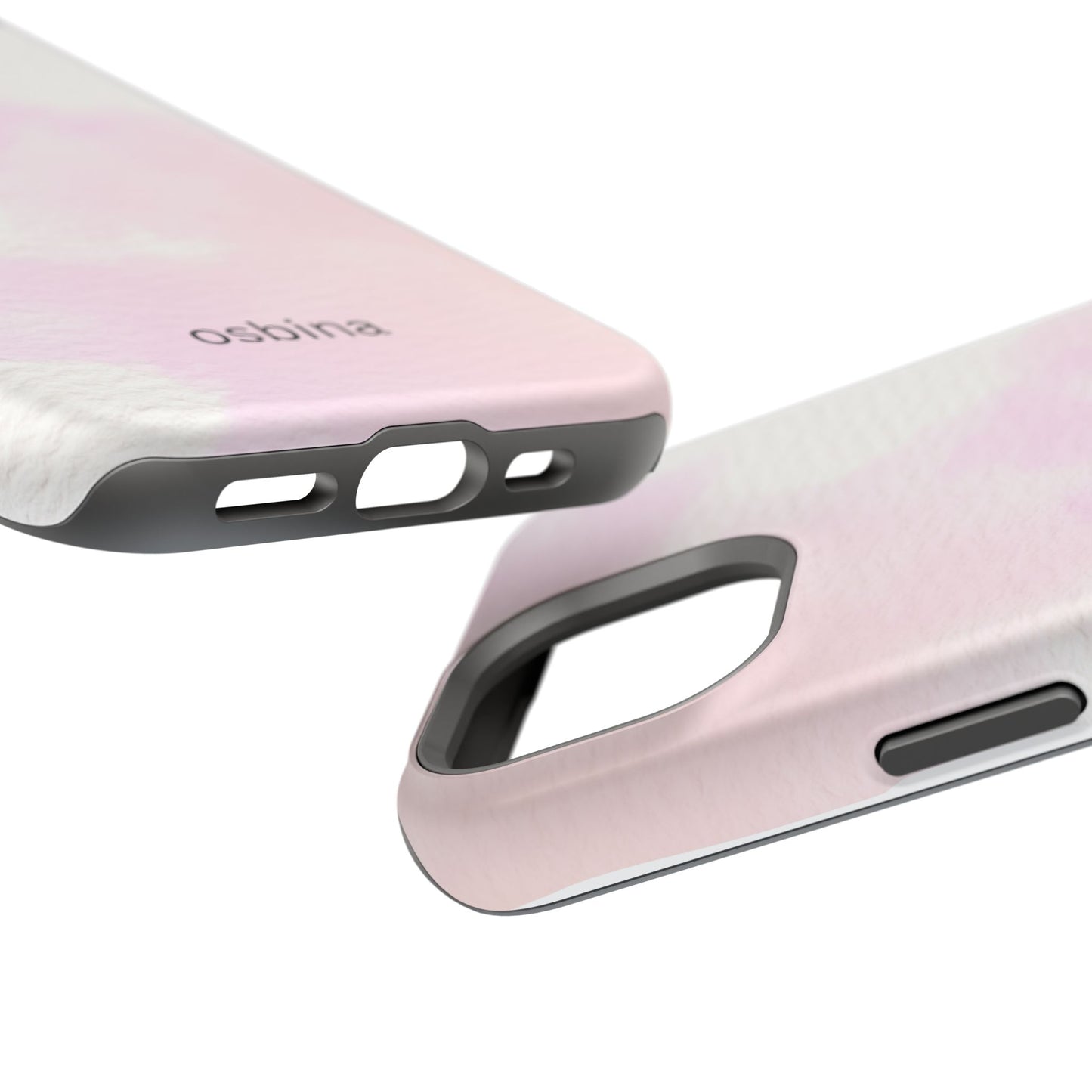 osbina | MagSafe compatible for iPhone | Pink Cotton Cloud Phone Case | Modern Muse Collection