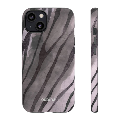 osbina | Stripes on Point — The Muted Gray + Black Tiger Case | The Season Collective