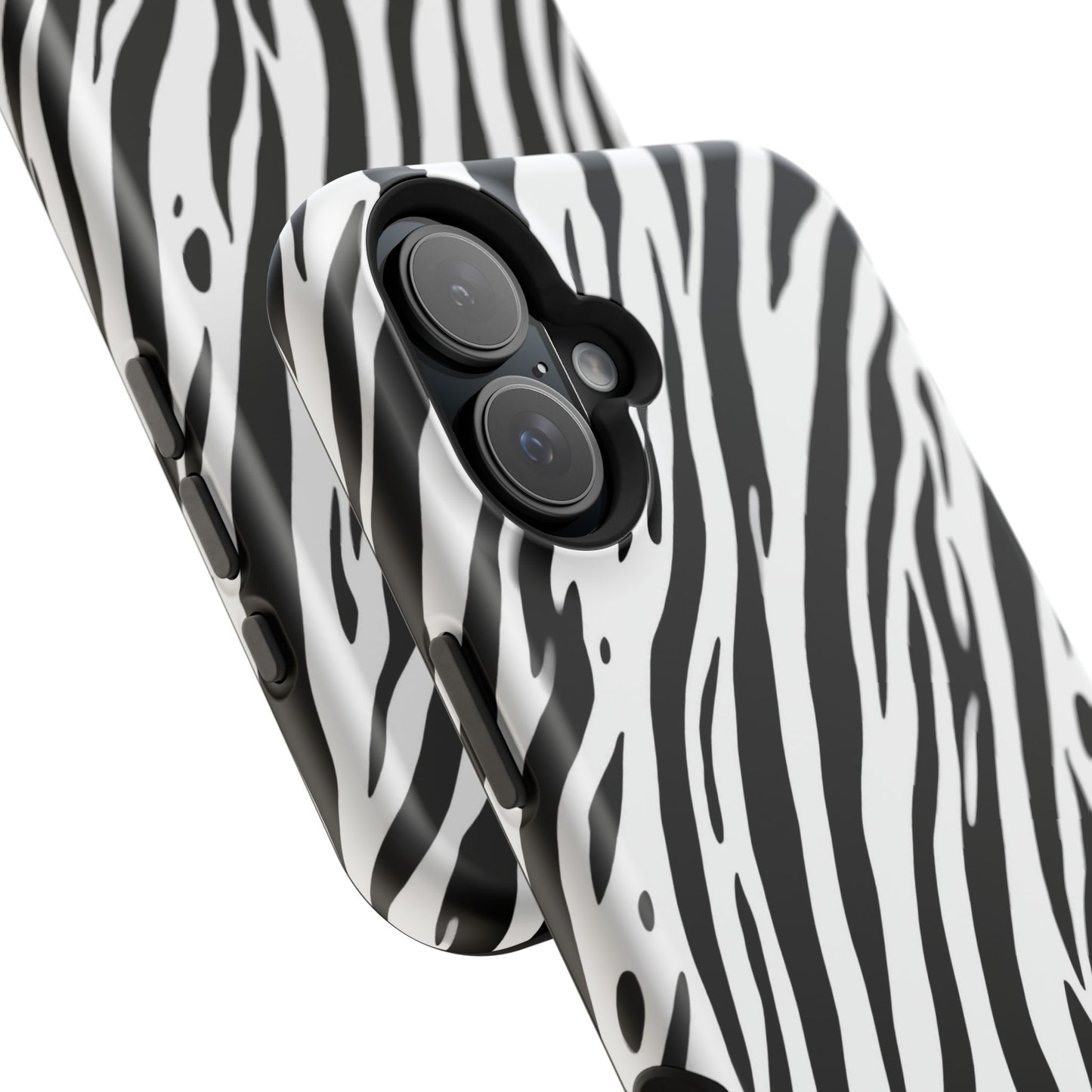 osbina | MagSafe Compatible for iPhone | The Bengal Bold Stripe Case in White + Black | The Season Collective