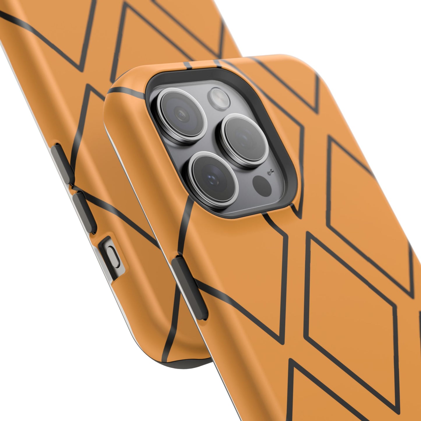 osbina | MagSafe Compatible for iPhone | Diamonds Are Your Phone’s Best Friend — The Orange + Black Diamond Case | The Season Collective