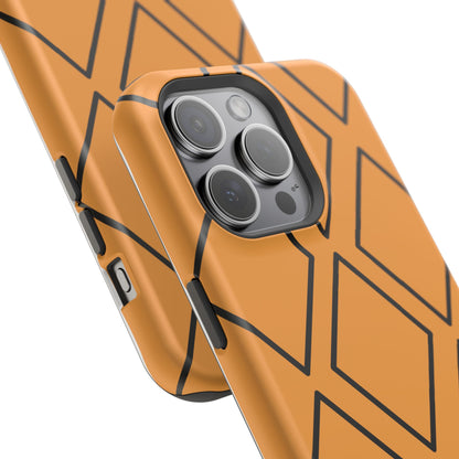 osbina | MagSafe Compatible for iPhone | Diamonds Are Your Phone’s Best Friend — The Orange + Black Diamond Case | The Season Collective
