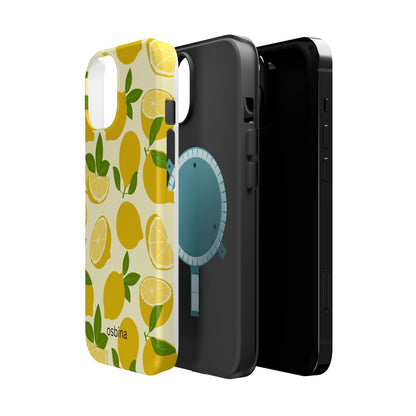 osbina | MagSafe compatible for iPhone | Limoncello Lemon Phone Case | Modern Muse Collection