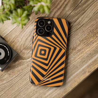 osbina | Step Into the Zone — The Orange + Black Spiral Case | The Season Collective