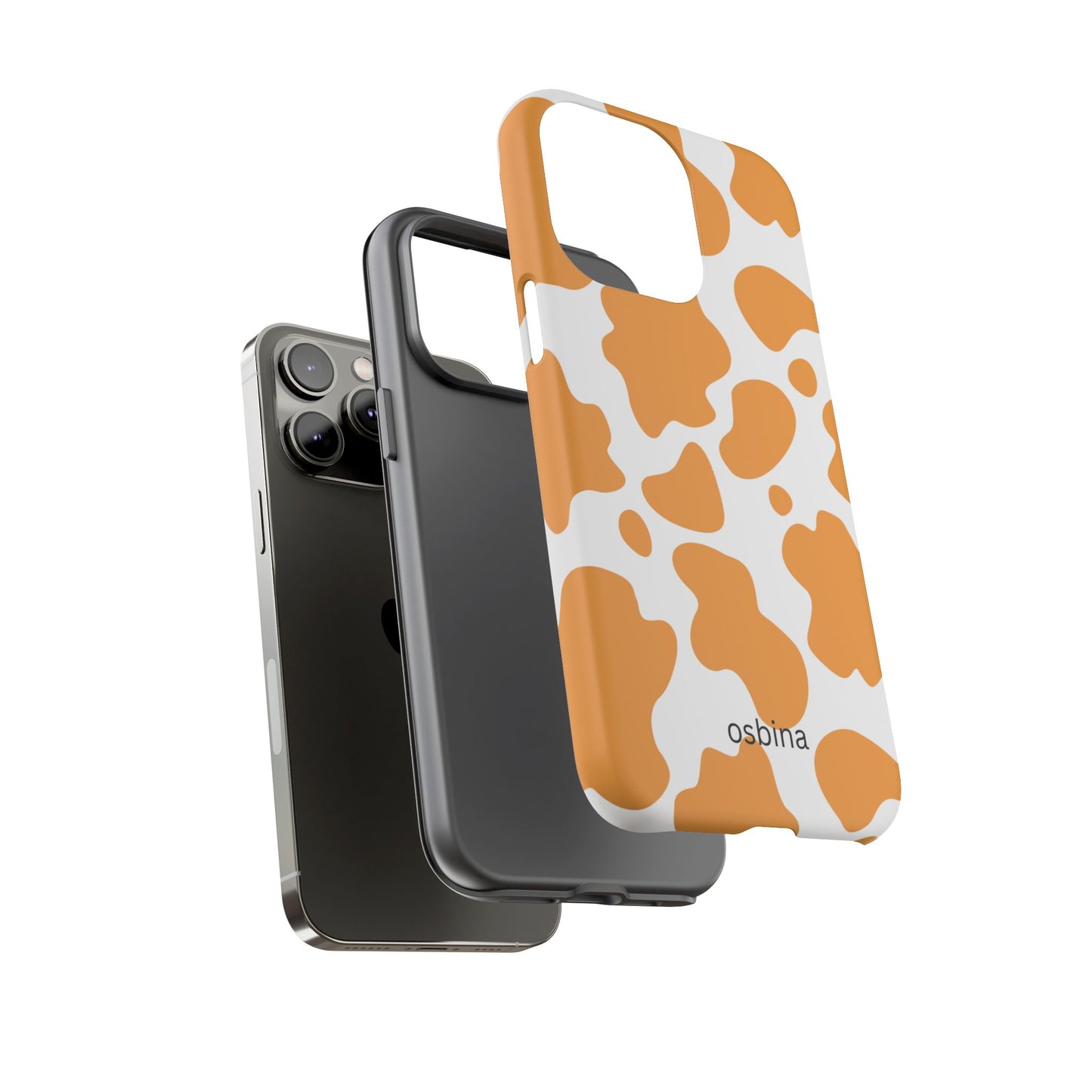 osbina | Holy Cow, It’s Chic — The Orange Cow Print Case | The Season Collective
