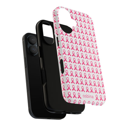 osbina | Limited Edition The Side by Side Pink Ribbon Case in Light Pink + Soft Pink + Hot Pink | The Pink October Collection | Inspired By