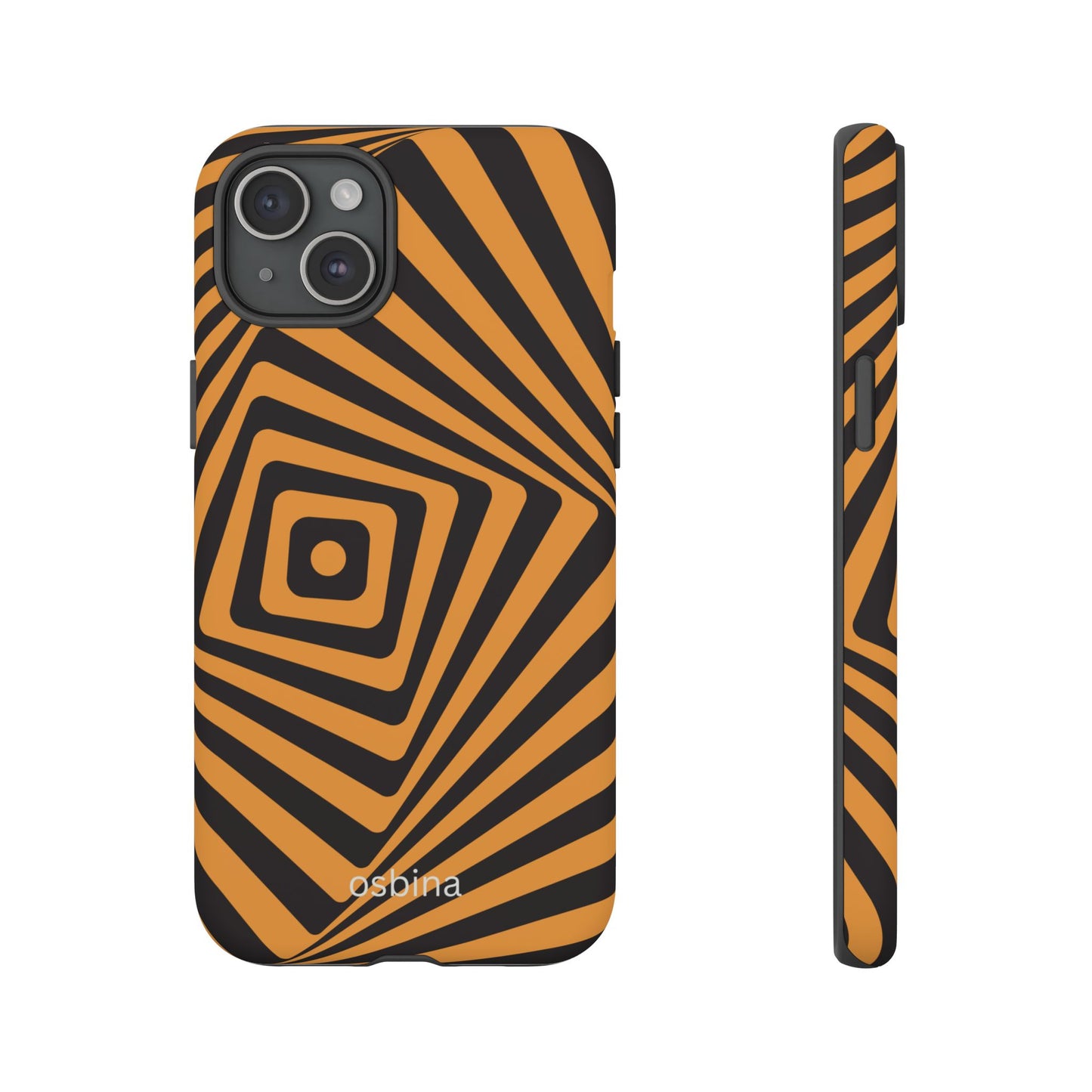 osbina | Step Into the Zone — The Orange + Black Spiral Case | The Season Collective