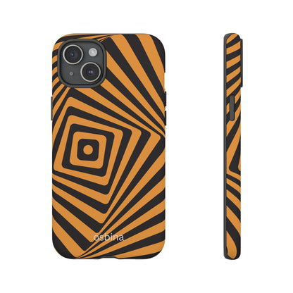 osbina | Step Into the Zone — The Orange + Black Spiral Case | The Season Collective