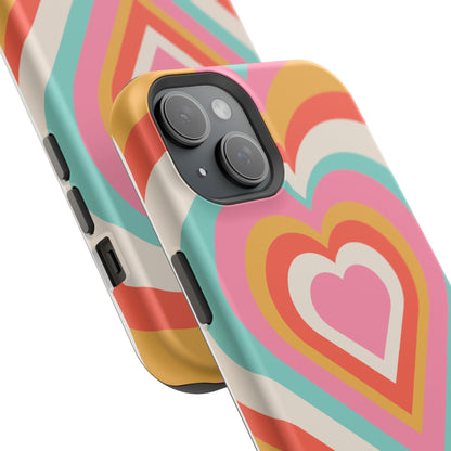 osbina | MagSafe compatible for iPhone | Heart Nouveau Phone Case | Modern Muse Collection