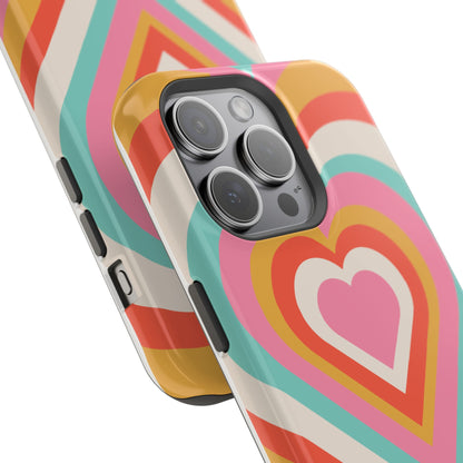 osbina | MagSafe compatible for iPhone | Heart Nouveau Phone Case | Modern Muse Collection