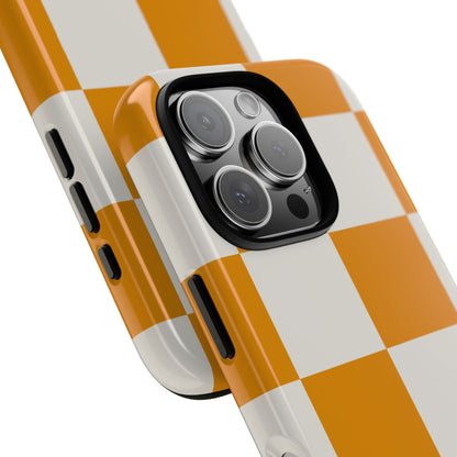 osbina | Check You Out — The Orange + White Check Case | The Season Collective