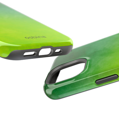 osbina | MagSafe compatible for iPhone | The Verde Glow Phone Case | Color Edit Collection
