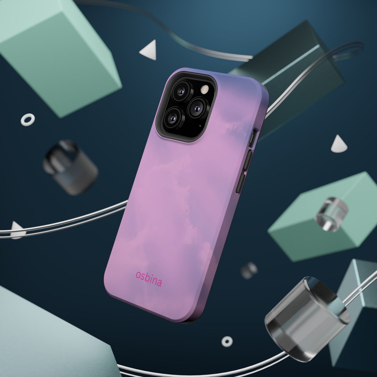 osbina | MagSafe compatible for iPhone | The Rosy Skies Case | YAYOU Collection Supporting Shine Like Sable