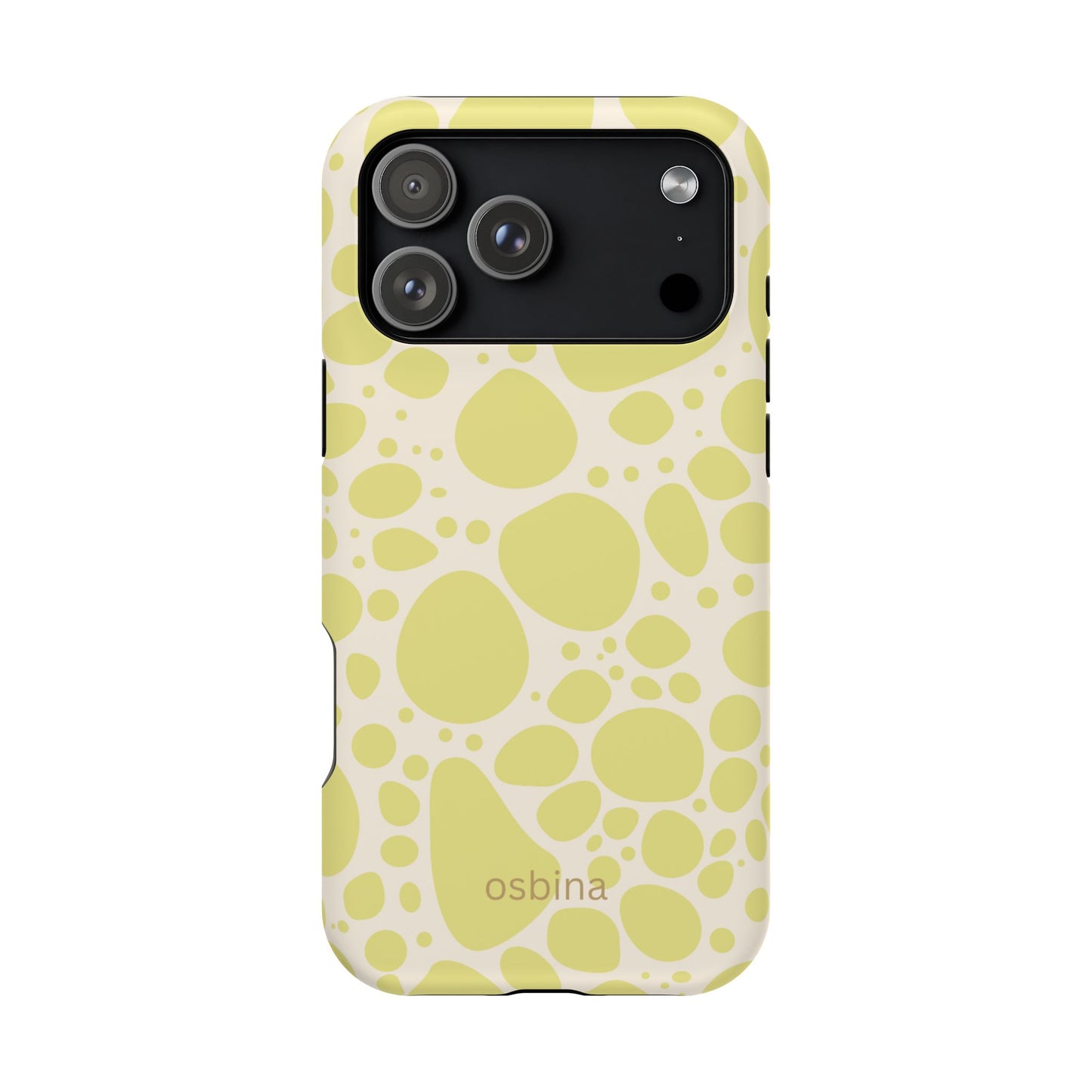 osbina | MagSafe compatible for iPhone | The Chartreuse Mirage Phone Case | Color Edit Collection