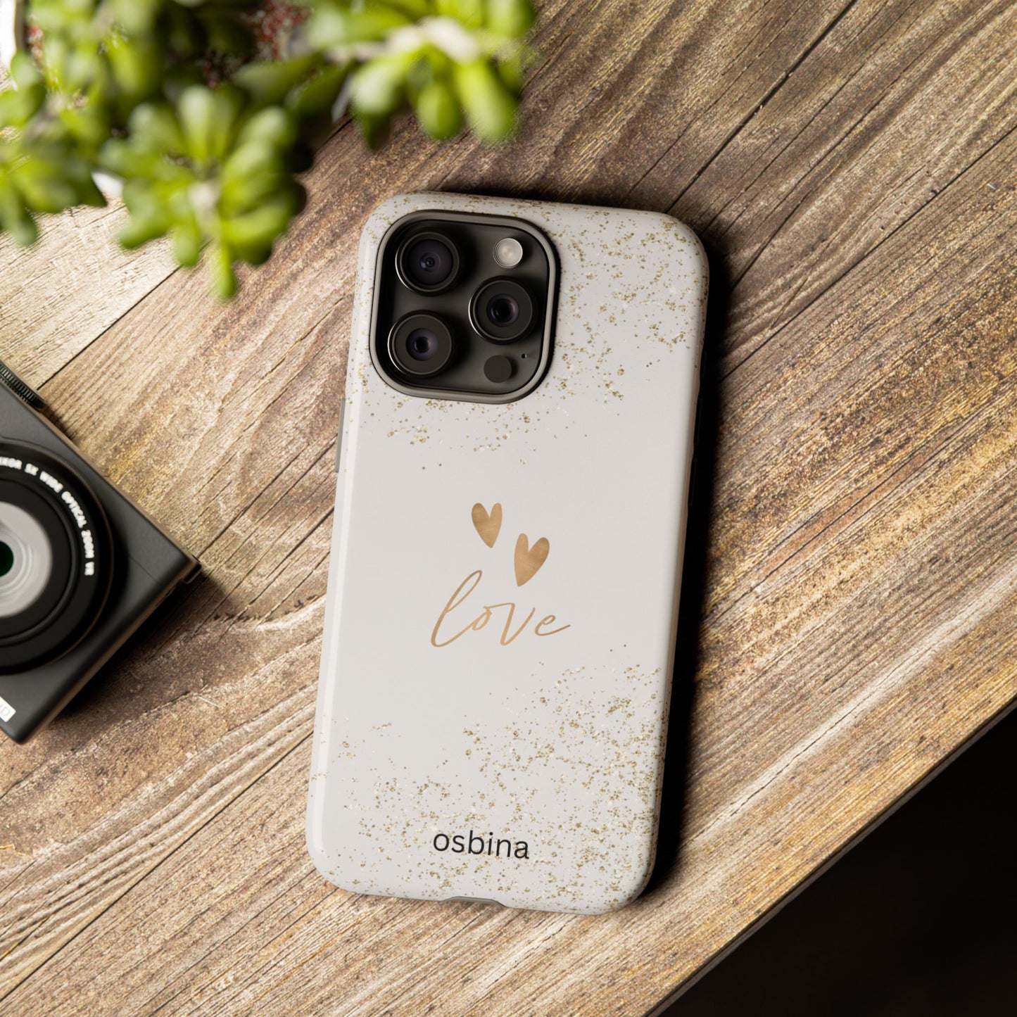 osbina | Golden Amour Phone Case | Modern Muse Collection
