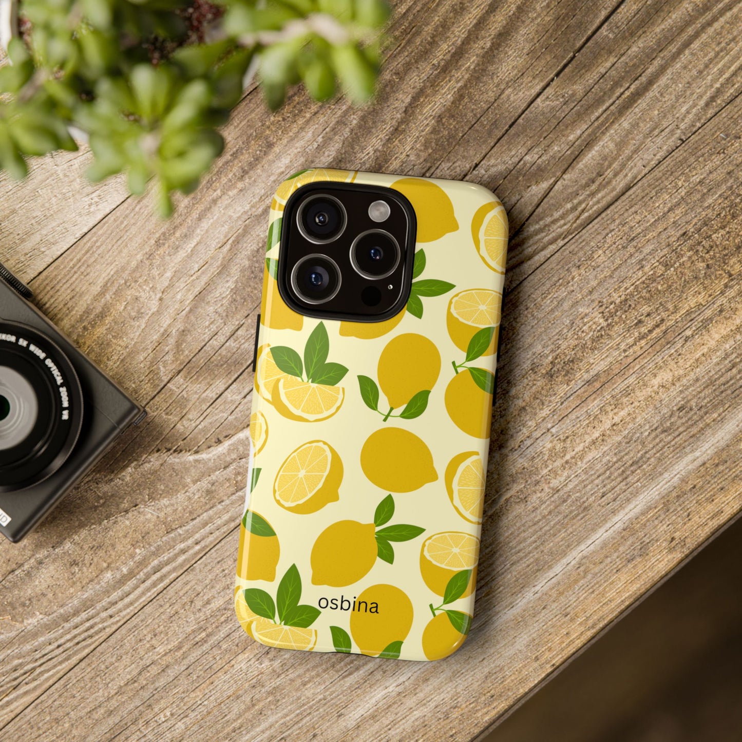 osbina | Limoncello Lemon Phone Case | Modern Muse Collection