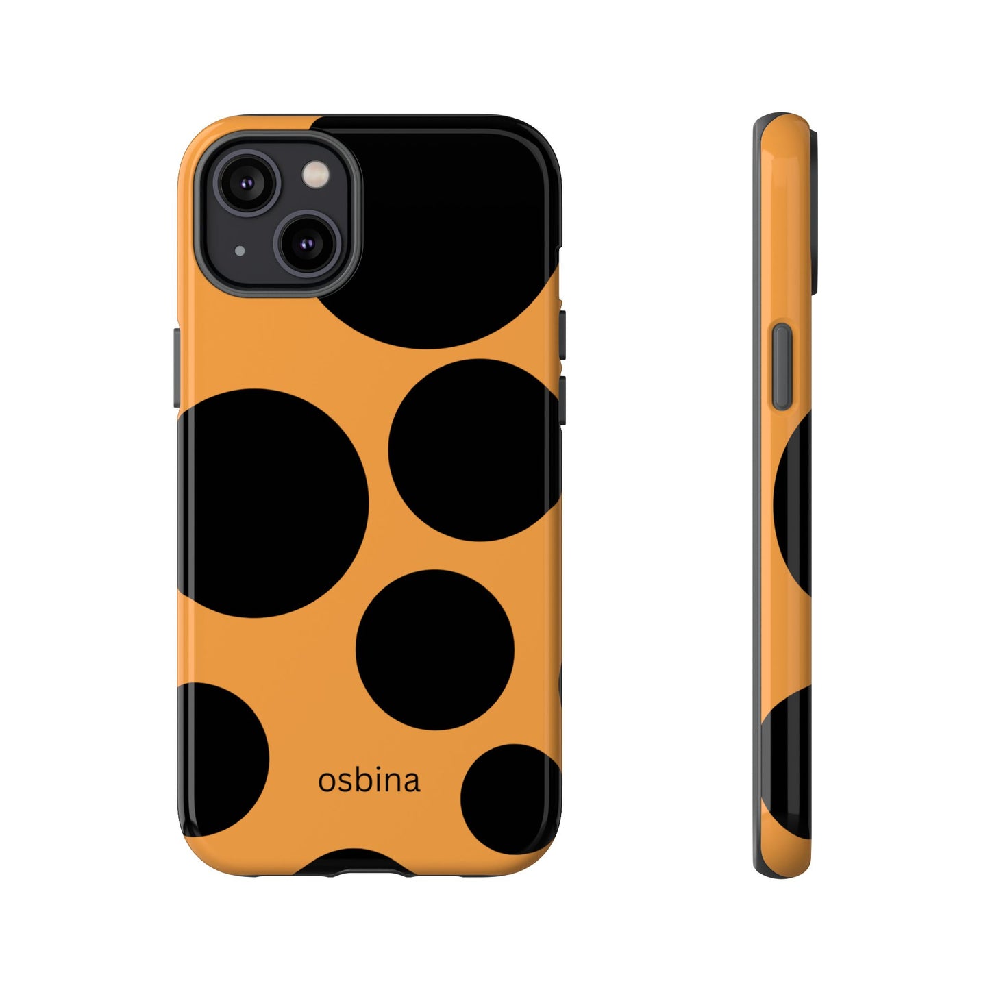 osbina | The Bubble Statement Case in Orange + Black | The Season Collective